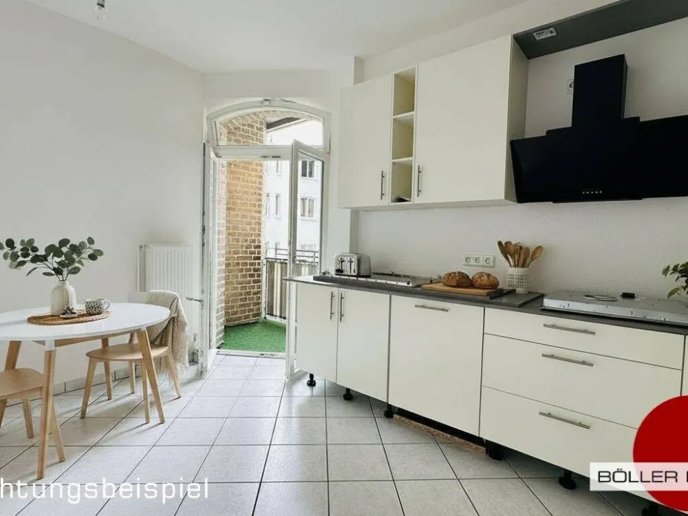 Südstadtflair! Schöne 3,5-Zi. Altbauwohnung im Erstbezug mit Einbauküche & Balkon!