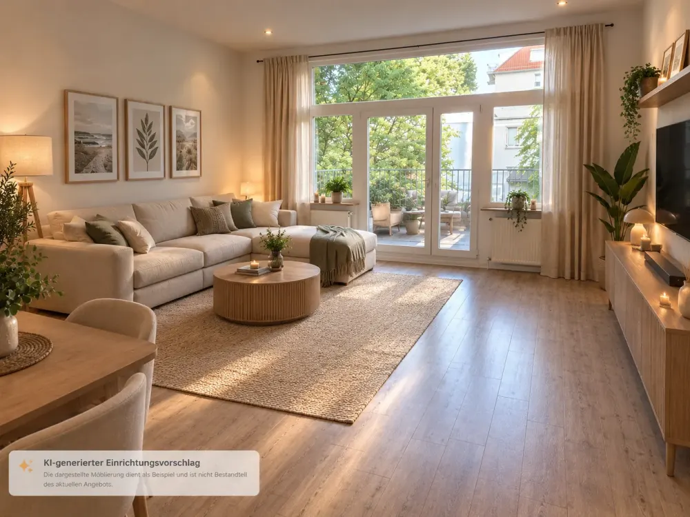 Frisch renovierter Altbau an den Wallanlagen mit eigener 39 m² Terrasse