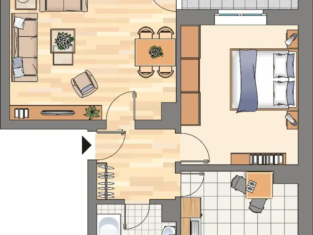 Tolle 2-Zimmer Wohnung mit Balkon in Dortmund Bövinghausen