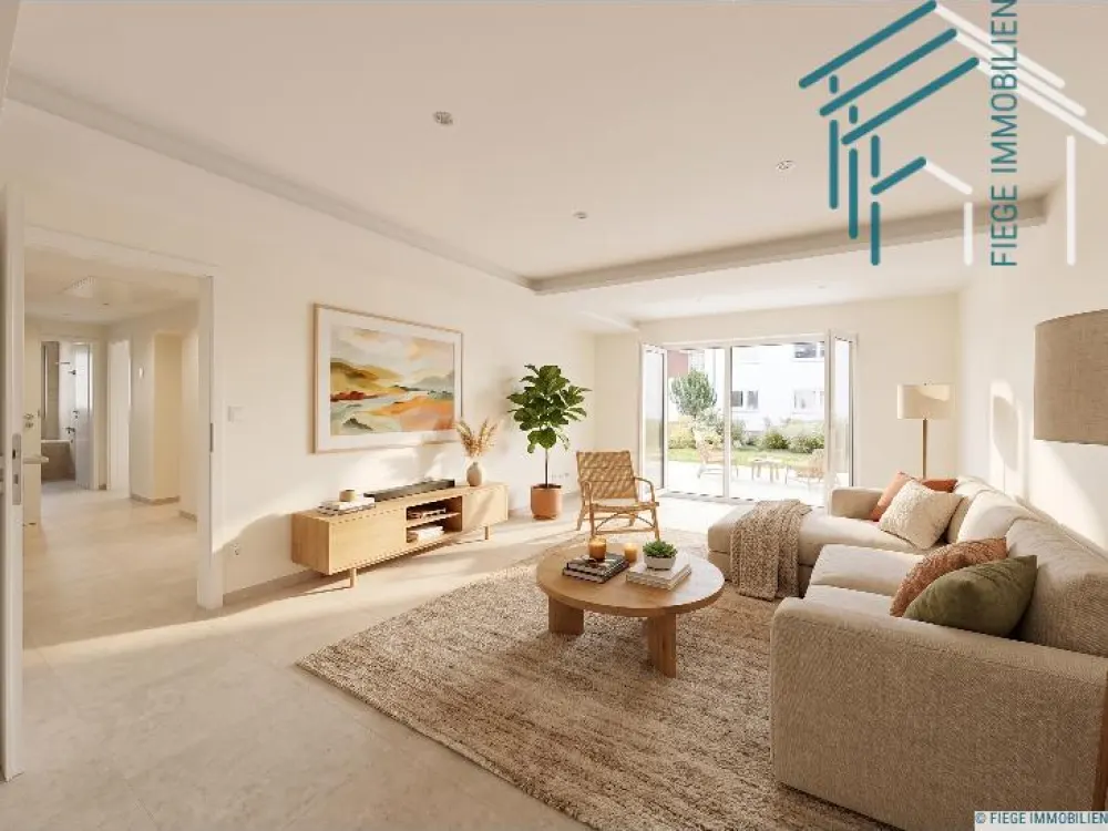 Grüner Garten! Grüne Wohnung! Willkommen in Ihrem energetisch sanierten Zuhause