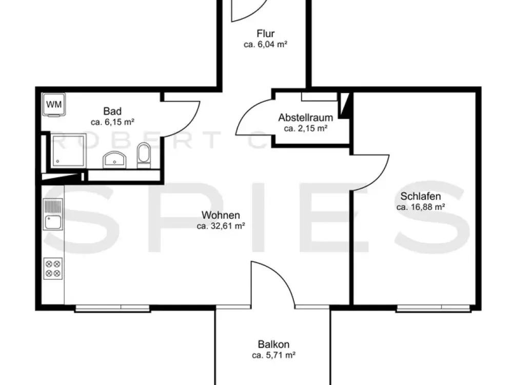 Barrierearme 2-Zimmer-Wohnung mit Service
