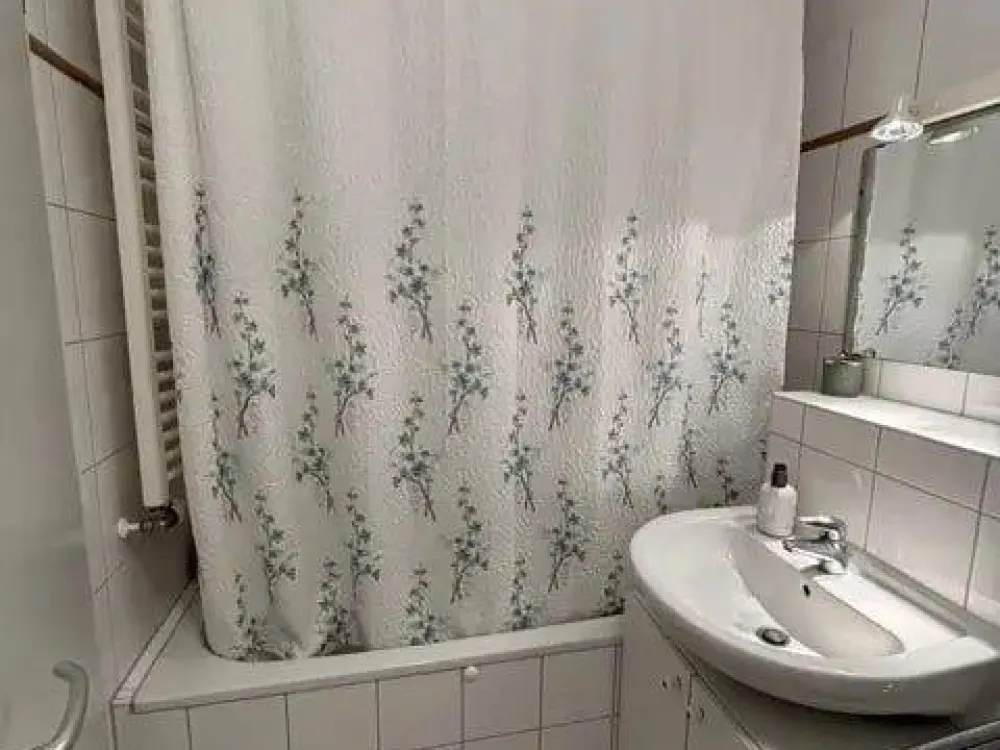 Helle voll möblierte 2-Zimmer-Wohnung 52 m² mit großem Balkon | S