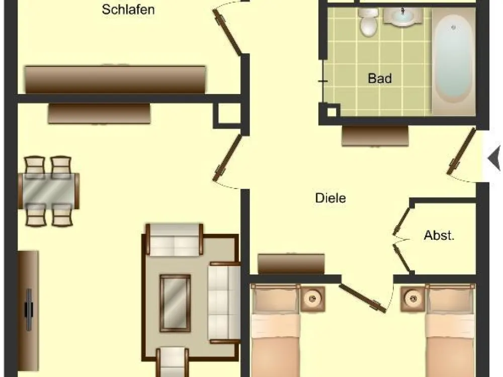 3-Zimmer-Wohnung in Monheim am Rhein Berliner Viertel