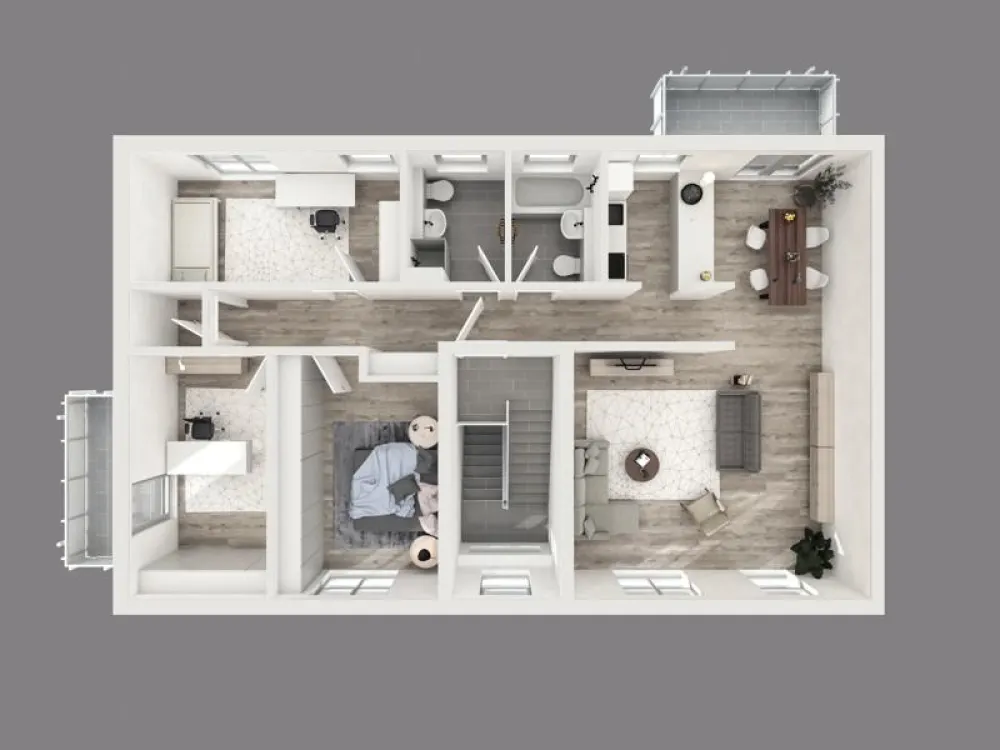 Ihr neues Zuhause hat 4-Zimmer in zentraler Lage
