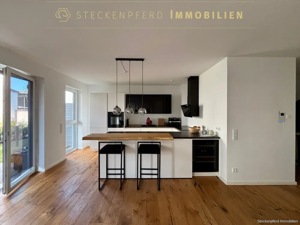 Stilvolle EG-Wohnung mit Garten für anspruchsvolle Mieter mit EBK und Wallbox im schicken Neubau!