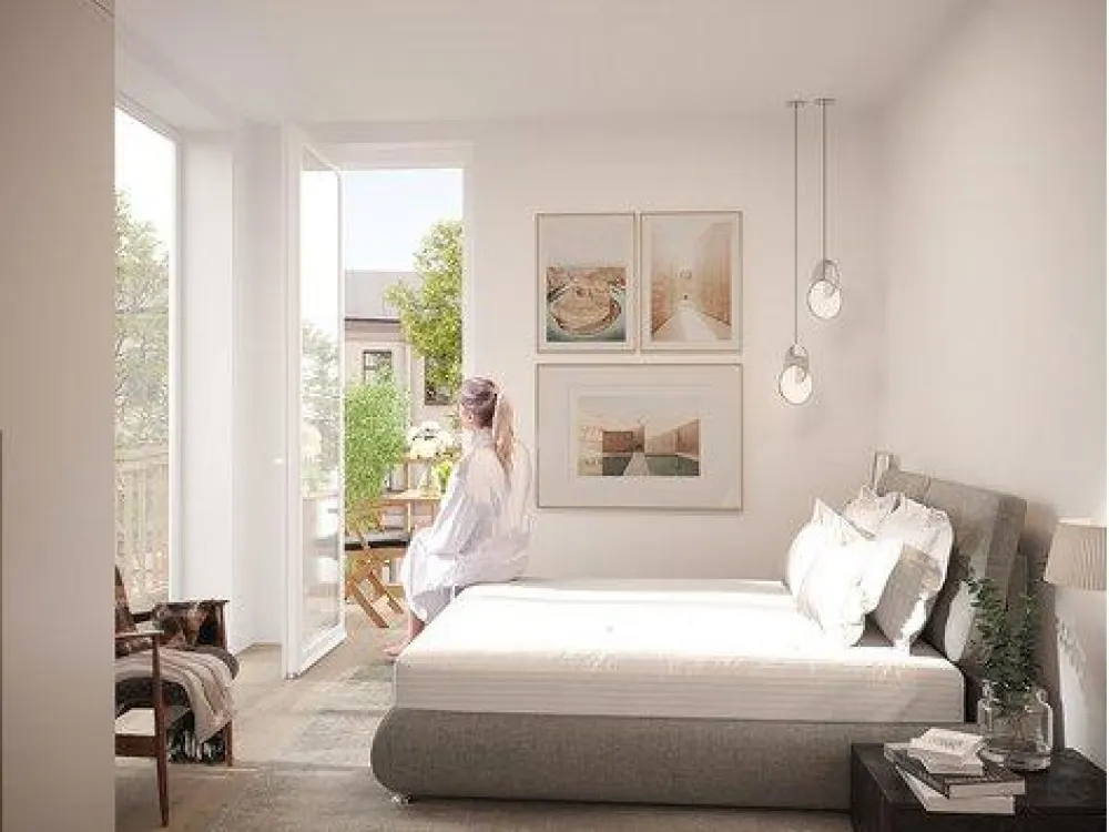 2026-10-07 Moderne 3-Zimmer-Dachgeschosswohnung mit zwei Dachterrassen und TG-Stellplatz in Dresden-Naußlitz zu vermieten