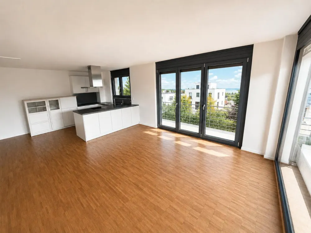 VERMIETUNG: Moderne 3-Zimmer-Wohnung im 1.OG, Balkon, Garage, EBK