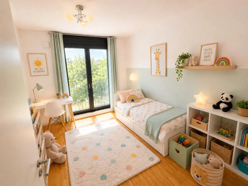 VERMIETUNG: Moderne 3-Zimmer-Wohnung im 1.OG, Balkon, Garage, EBK