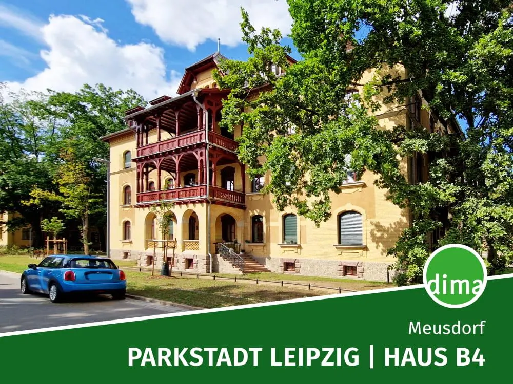 ERSTBEZUG Parkstadt Leipzig | DG-Traum mit uneinsehbarer Loggia, Vollbad, HWR, Stellpl., Lift u.v.m.