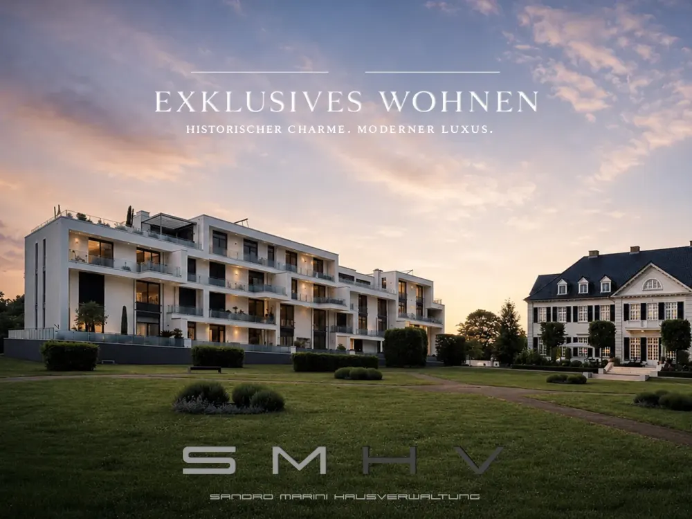 Historie & Prestige - Exklusives 3 Zimmer Penthouse am Schlosspark - Teilmöbliert