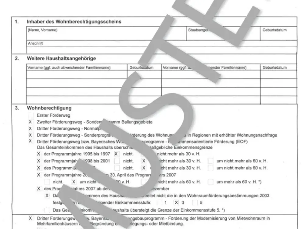 Seniorengerechte 3-Zimmer- Wohnung mit WBS und Einkommensstufe 2 - Nur für Personen ab 60 Jahren!