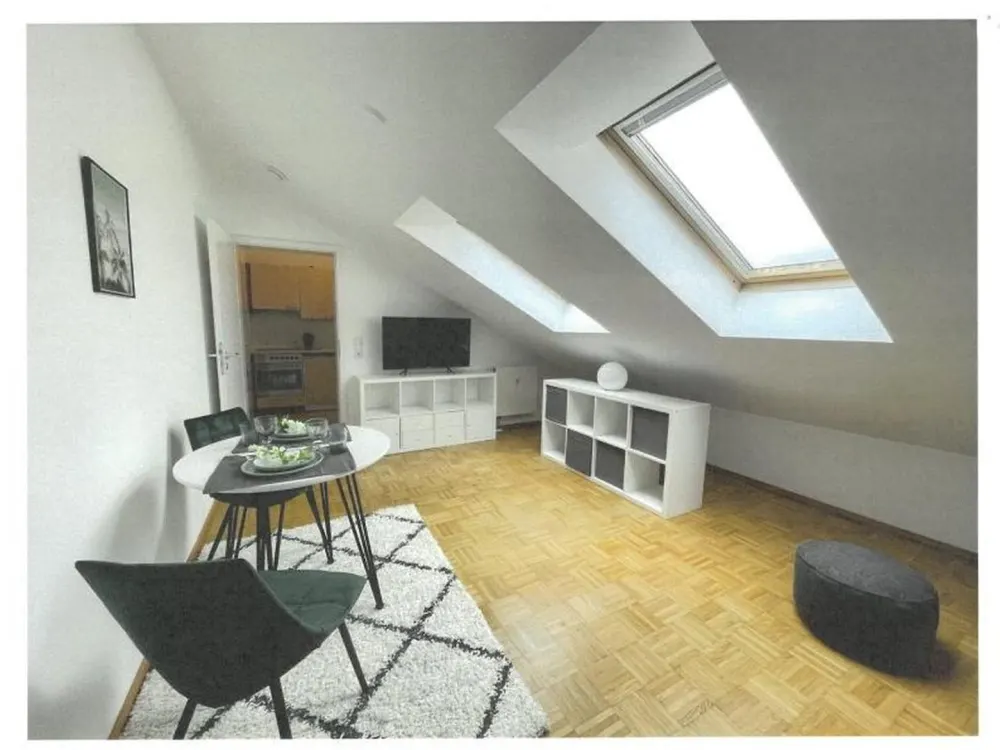 Schicke möblierte 1-Zimmer-Wohnung in Sauerlach, zentral gelegen und ab dem 1 Okt 2026 bezugsbereit