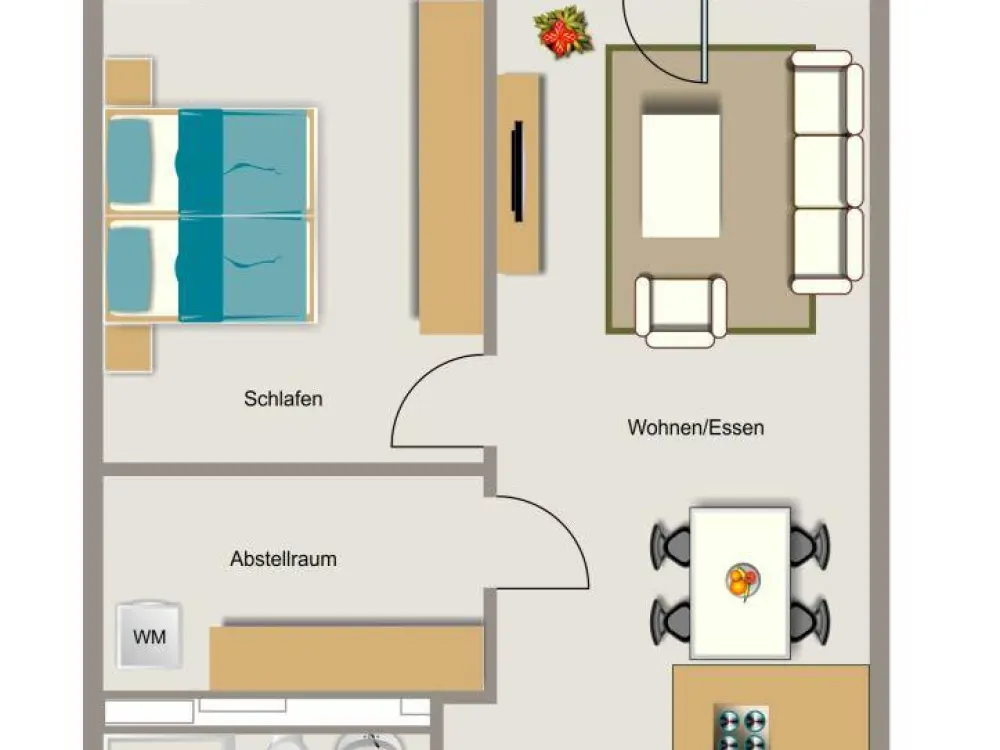 Bezugsfertige Wohnung - Einfach Möbel rein und Füße hoch!