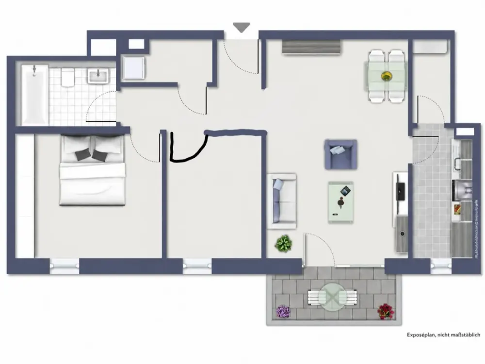 Nachmieter für unsere 3-Zimmer-Wohnung in Berlin-Marzahn gesucht.