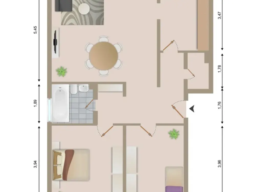 3-Zimmer Wohnung