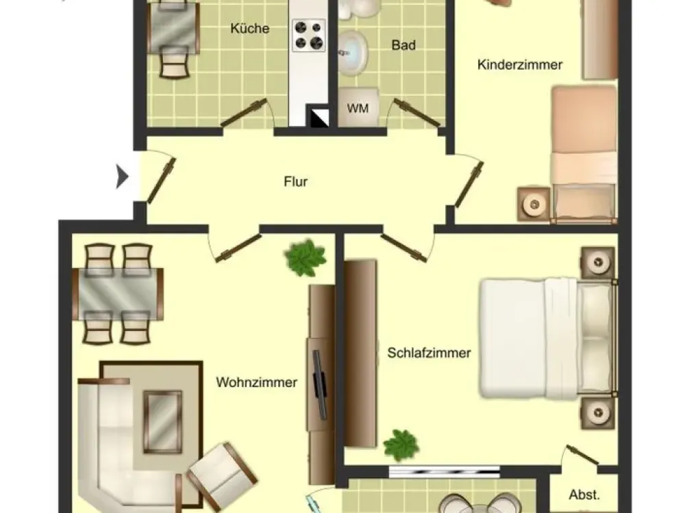 Mit Einkaufsgutschein!! 3-Zimmer-Wohnung in Weddinghofen frei....und das Bad ist neu!!