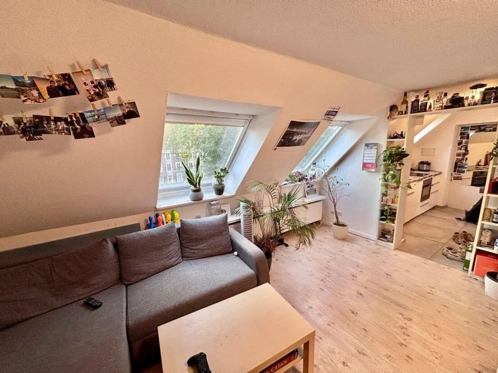 Zentrale 1-Zimmer-Innenstadtwohnung mit Loggia und Terrasse