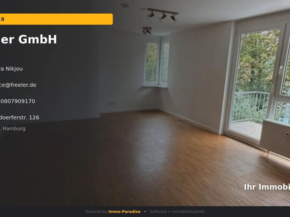 2-Zimmer-Wohnung mit Einbauküche und Balkon in Heimfeld