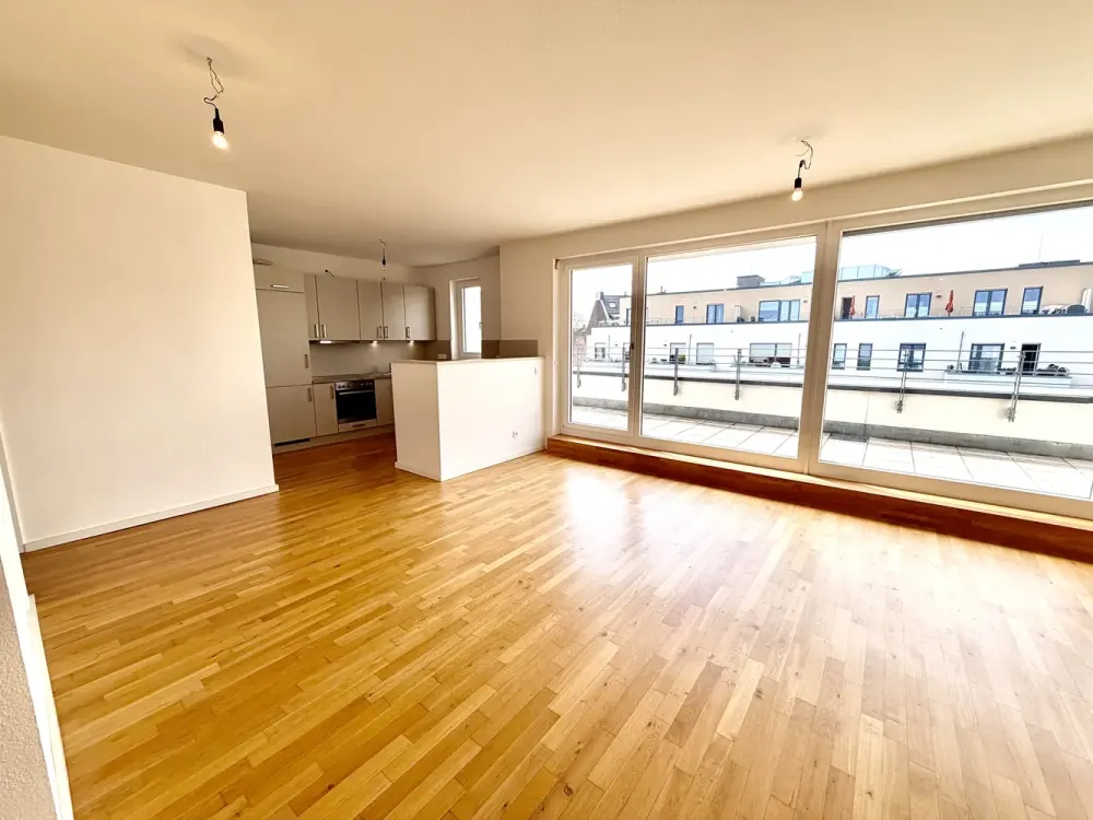 Luxuriöses Penthouse mit Panorama-Dachterrasse, lichtdurchflutet & mit exklusiver Markenküche