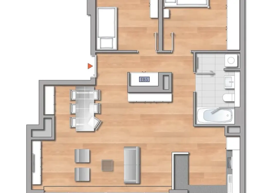 Luxuriöses Penthouse mit Panorama-Dachterrasse, lichtdurchflutet & mit exklusiver Markenküche