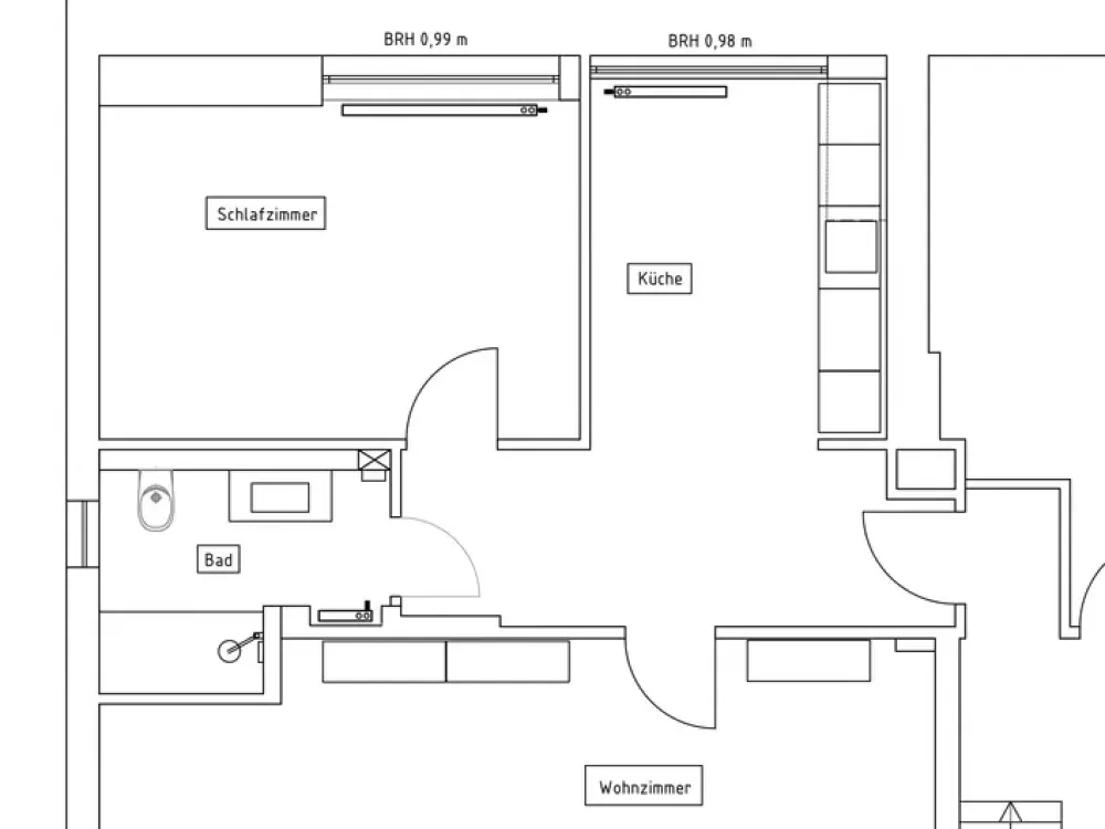 Freundliche 2-Zimmer-Wohnung in Krefeld