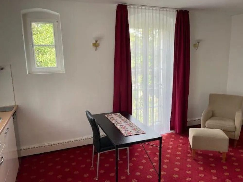 ✿ Villa Loschwitz ► Apartment mit Gartenblick 25m² ab Februar 2027 ► Voll möbliert, Wasser, Strom, Heizung und Internet sind in der Miete enthalten. Einfach einziehen.