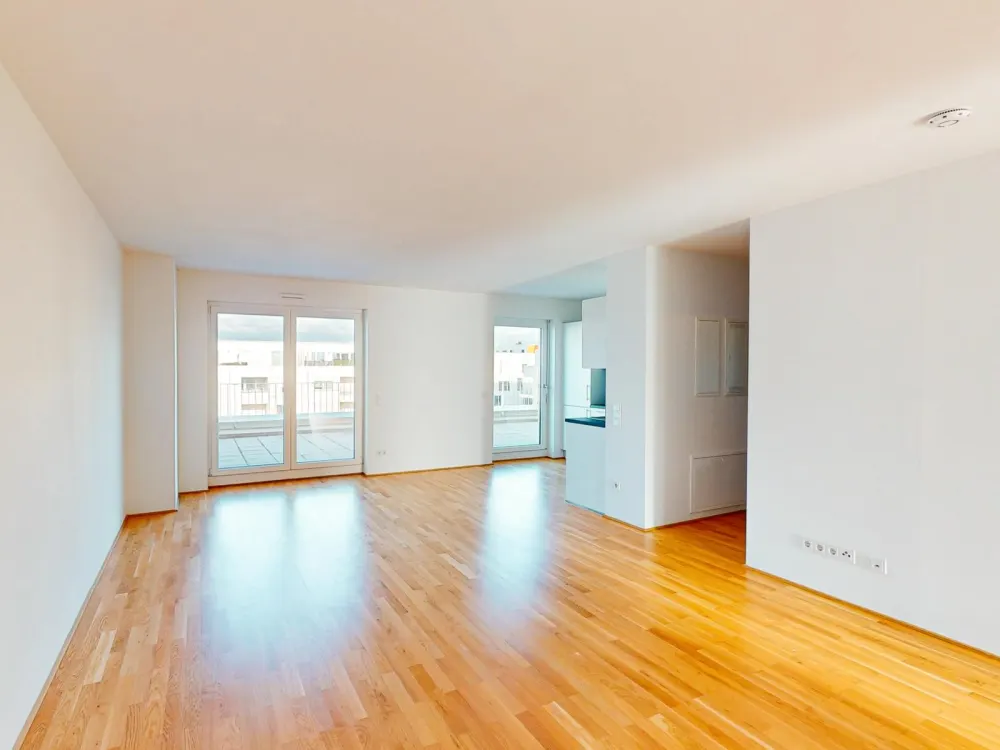 Jetzt UMZUGSBONUS sichern! Hell durchflutete 4-Zimmer-Wohnung mit EBK, Dachterasse und zwei Bädern