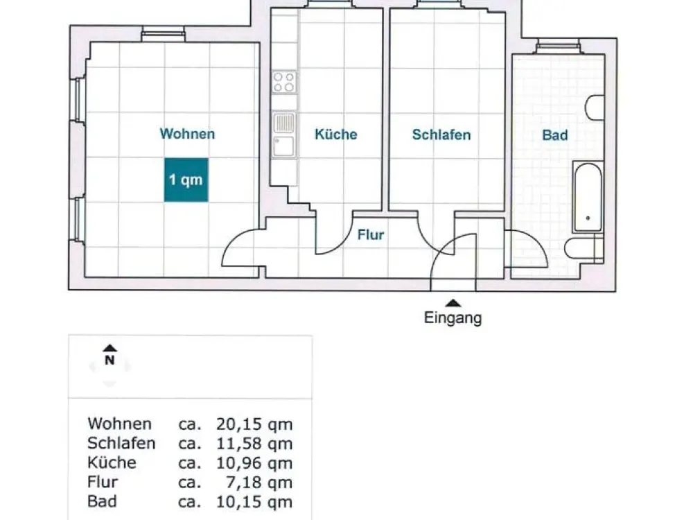 Spacious and Renovated - Your New 2-Room Apartment in Möckern!