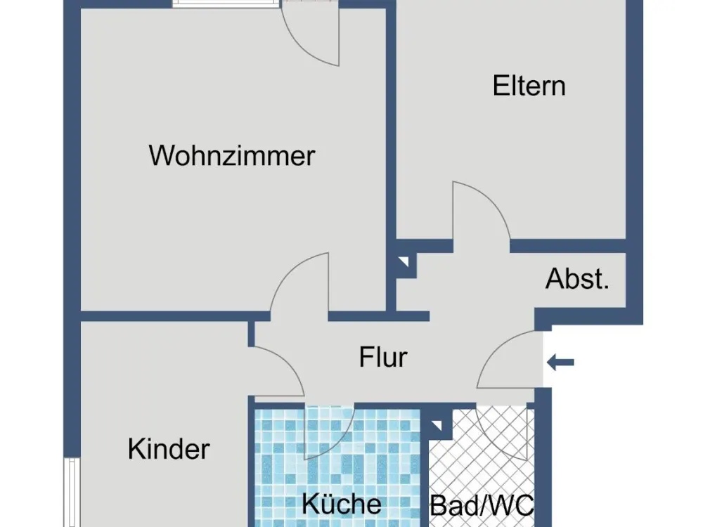 3-Zimmer-Wohnung mit Balkon in Kassel