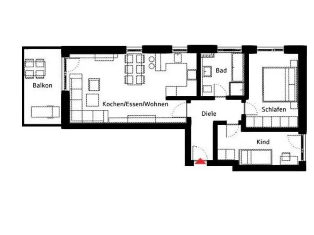 3 Zimmer Wohnung in München