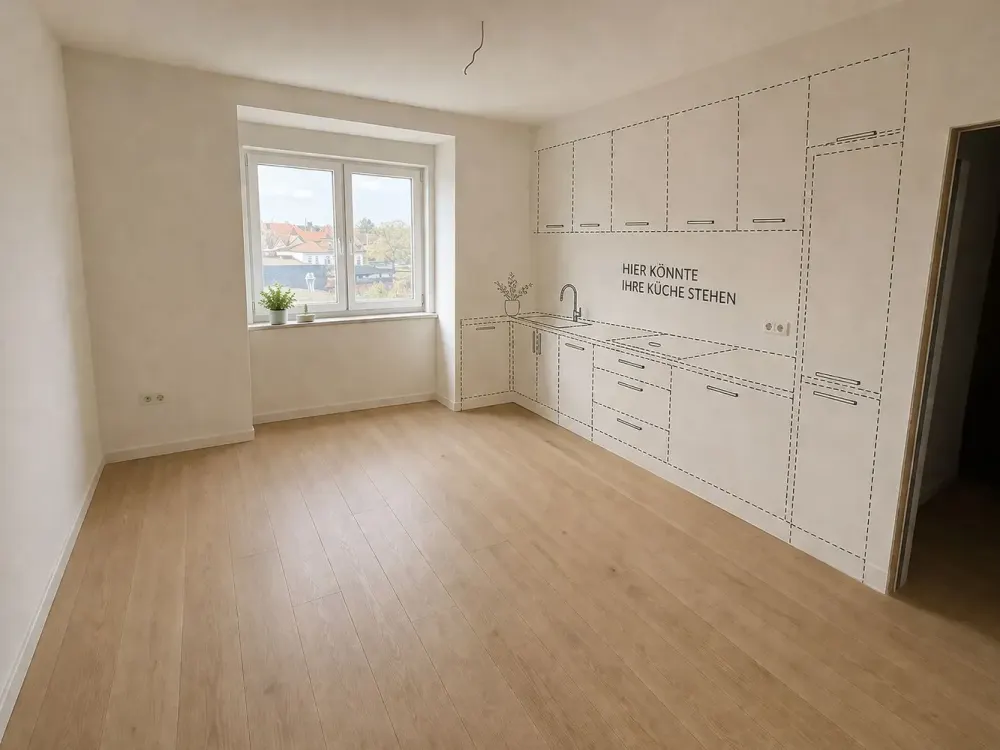 Above the Roofs of Lehrte: Completely Renovated 3-Room Apartment