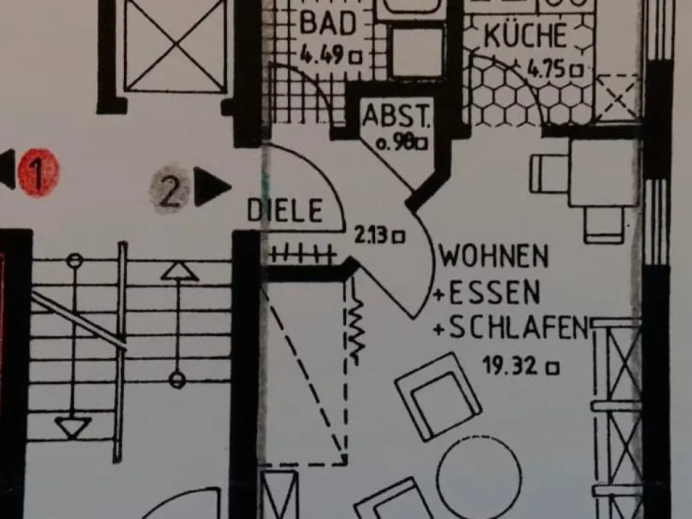 Möbliertes Apartment Amxfeld - einziehen & wohlfühlen