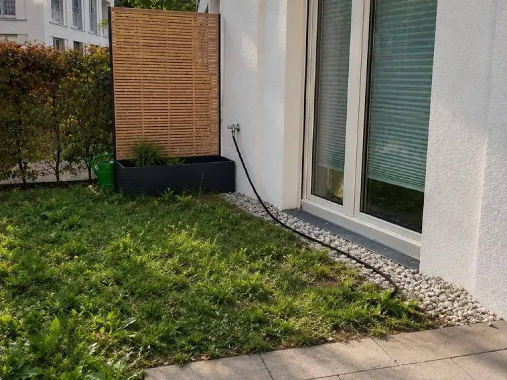 Moderne, vollmöblierte 1,5-Zimmer-Wohnung mit Terrasse im „Living Isar“