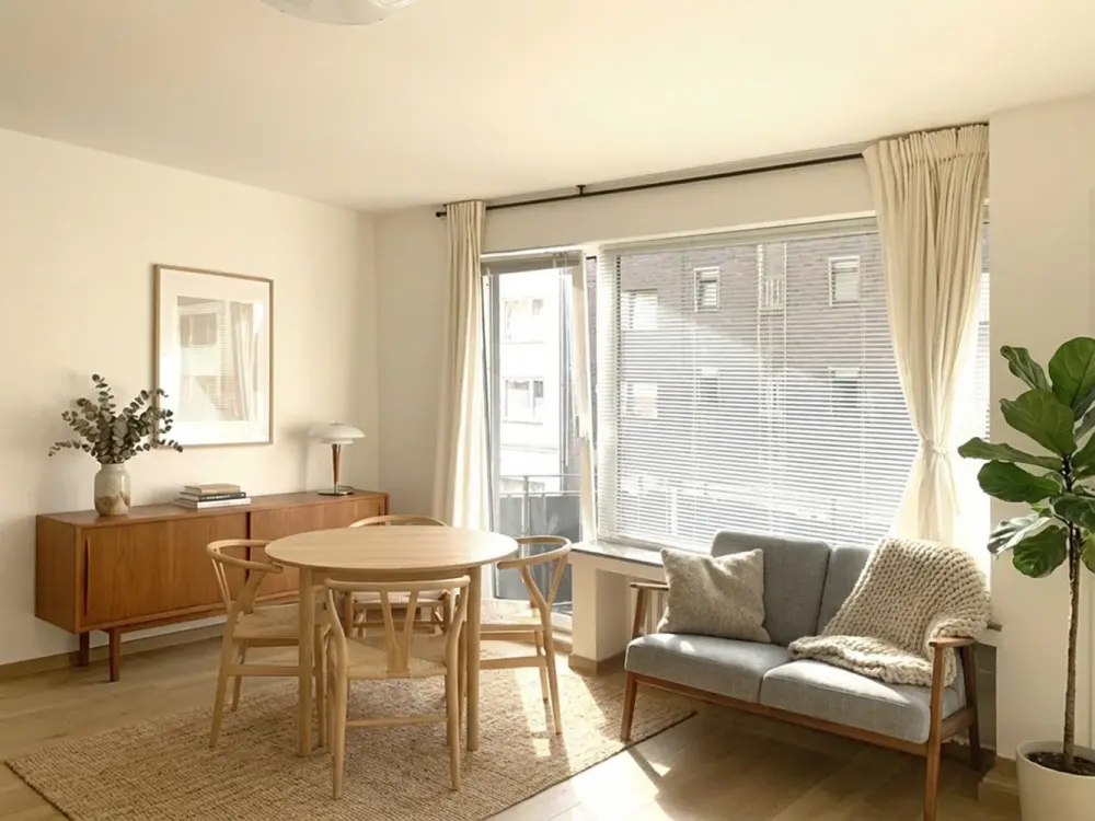 Stylish 1-Room Apartment with Balcony in Pempelfort