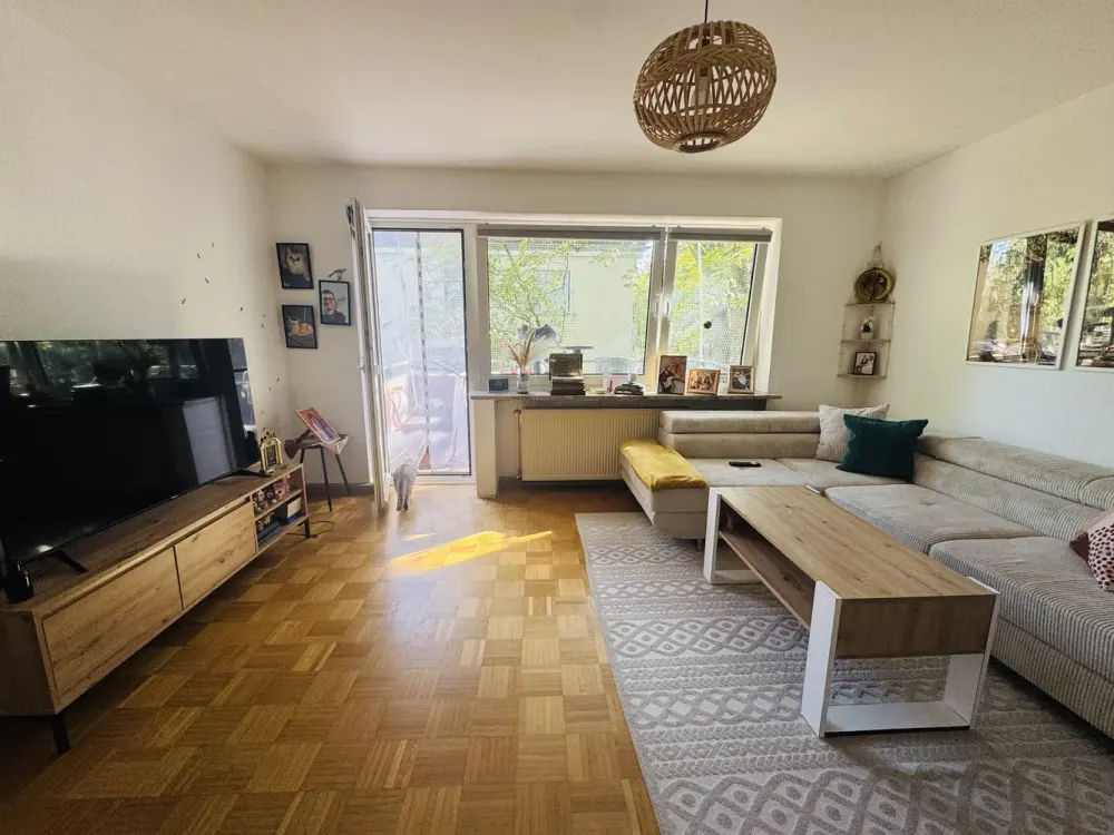 Befristet für 1 Jahr mit Verlängerungsmöglichkeit auf bis zu 2 Jahre: Möblierte 3-Zimmer-Wohnung