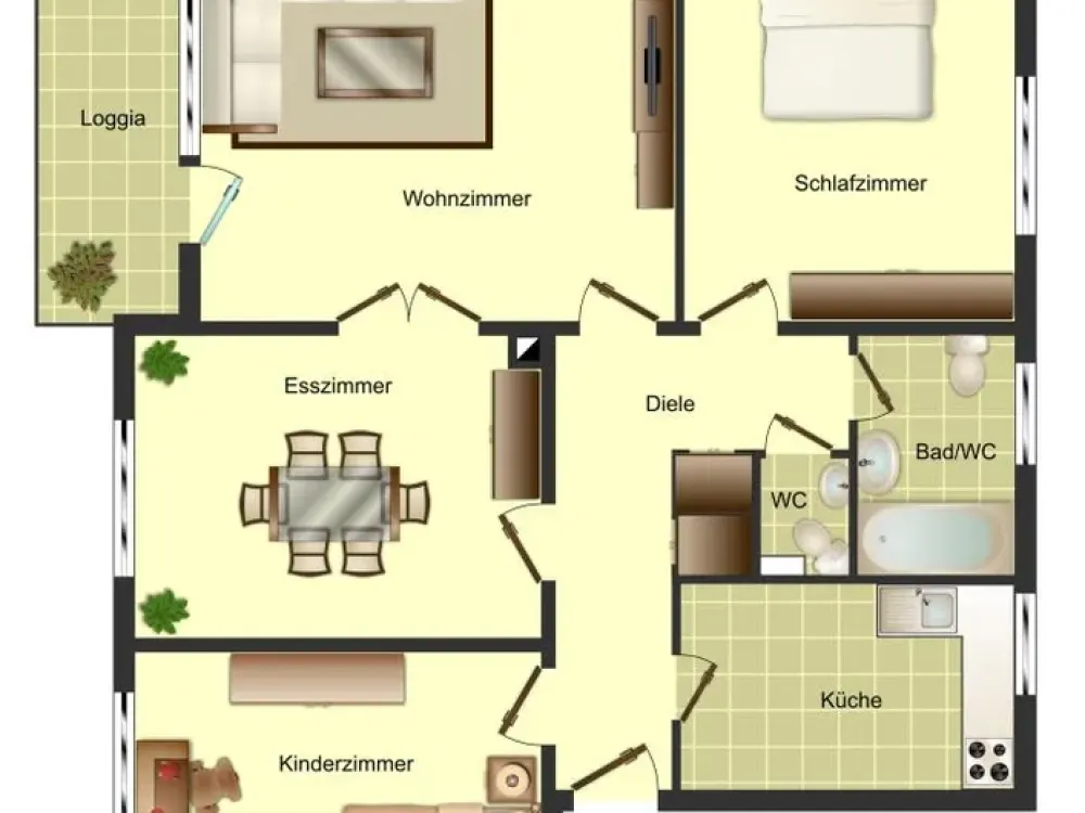 4-Zimmer-Wohnung in Leverkusen Opladen