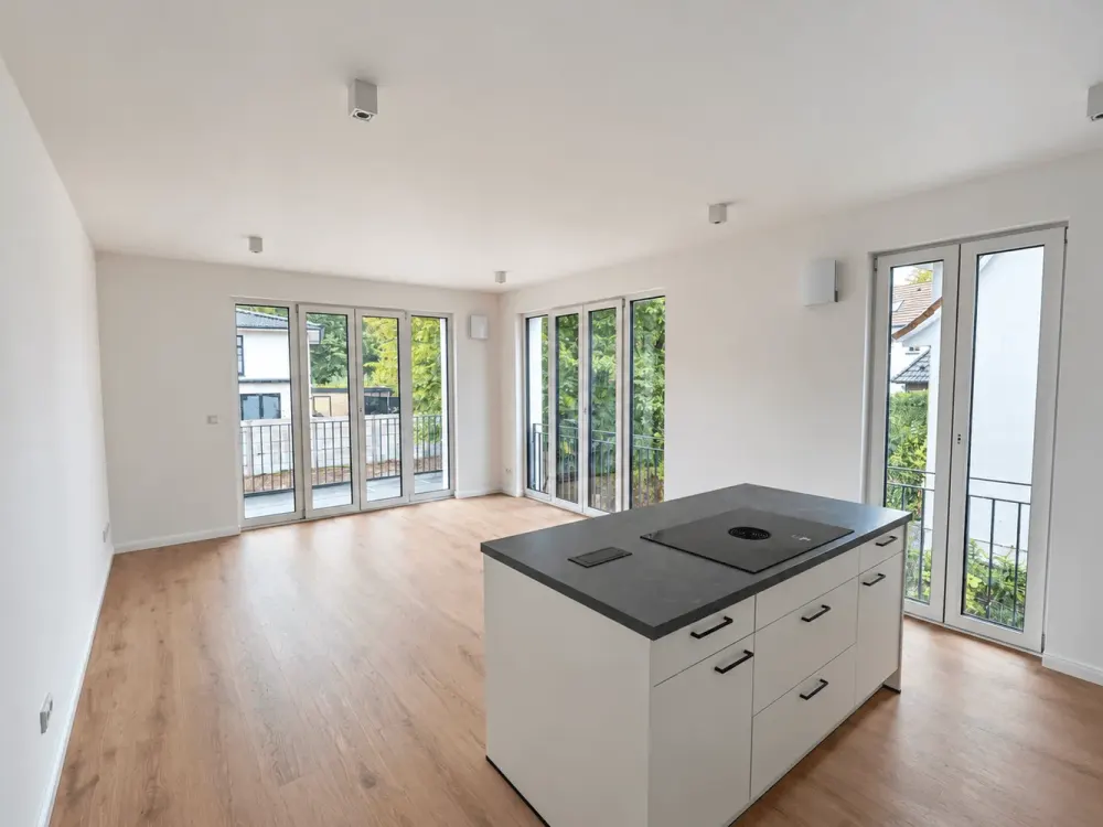 Ankommen in Wellingsbüttel, stilvolle Neubauwohnung mit Balkon