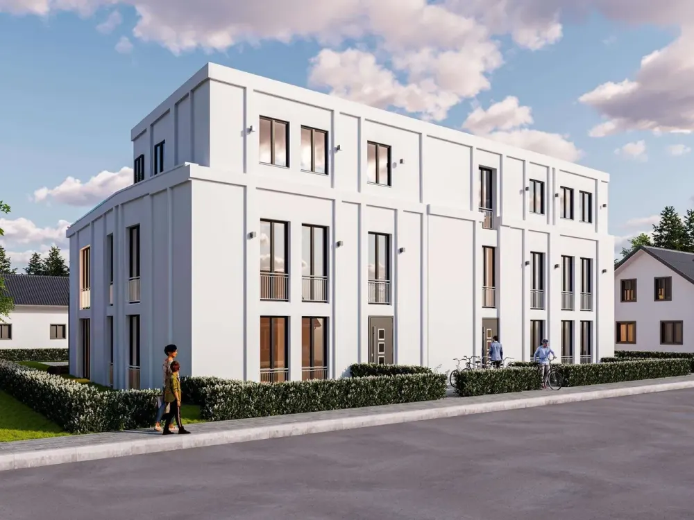 Ankommen in Wellingsbüttel, stilvolle Neubauwohnung mit Balkon