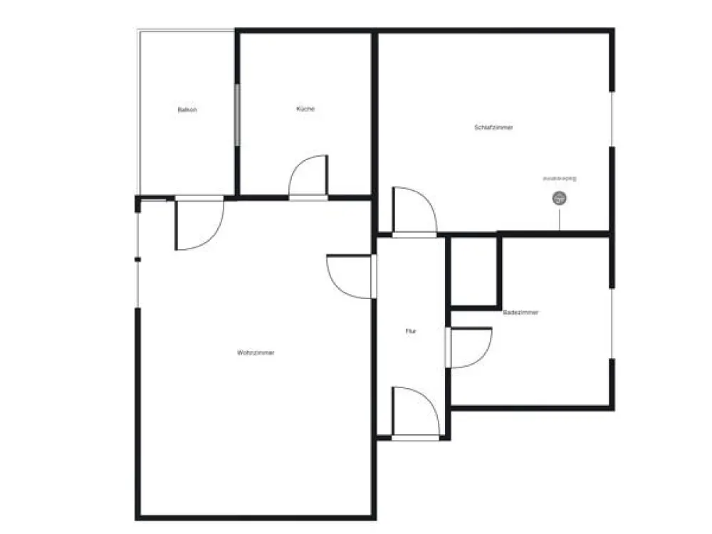 2-Zimmer-Wohnung ca. 54,70 m² mit Balkon - demnächst verfügbar