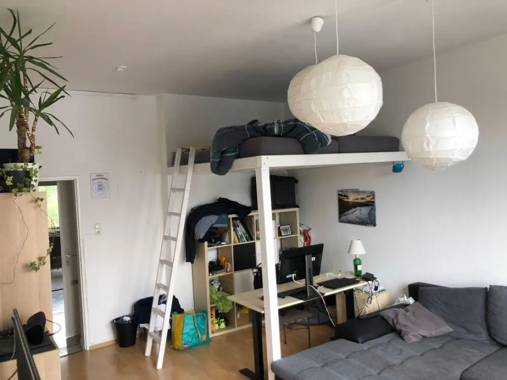 3 Room Apartment with Kitchen, Vorderer Westen near Tannenwäldchen with Fitted Kitchen / Furnished