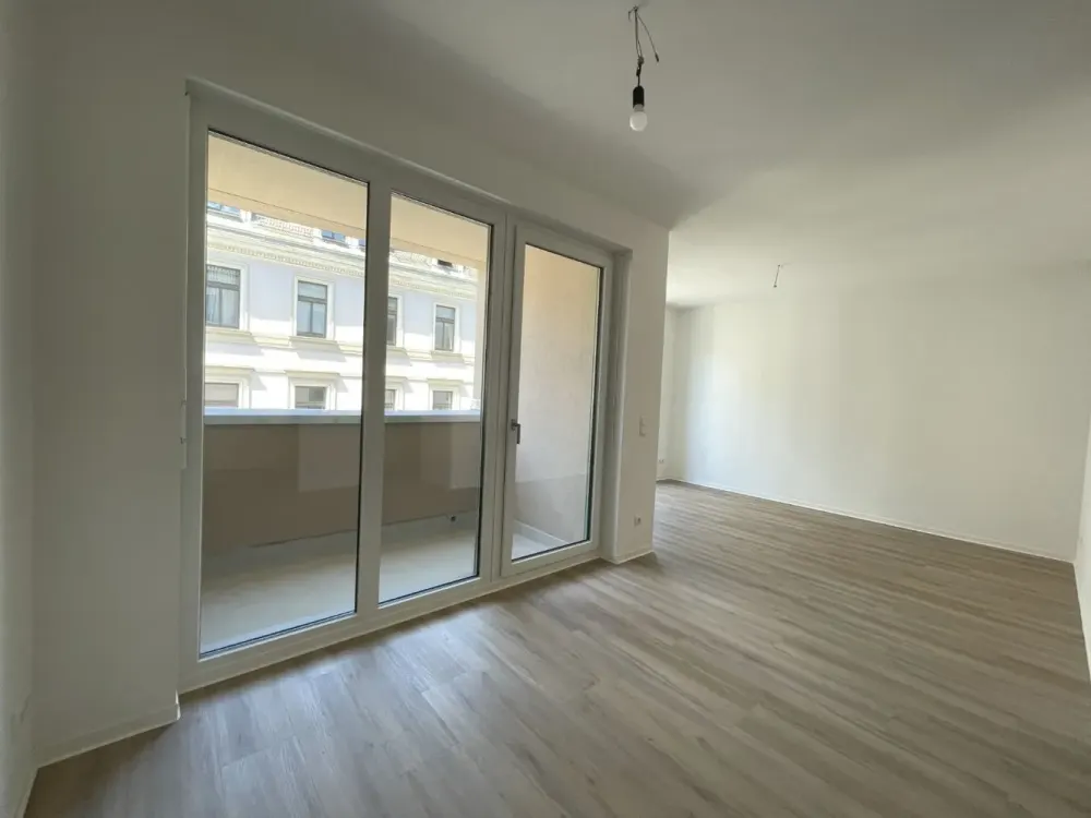 Moderne Neubau 2-Zimmer-Wohnung mit Loggia und Einbauküche in zentraler Lage von Leipzig