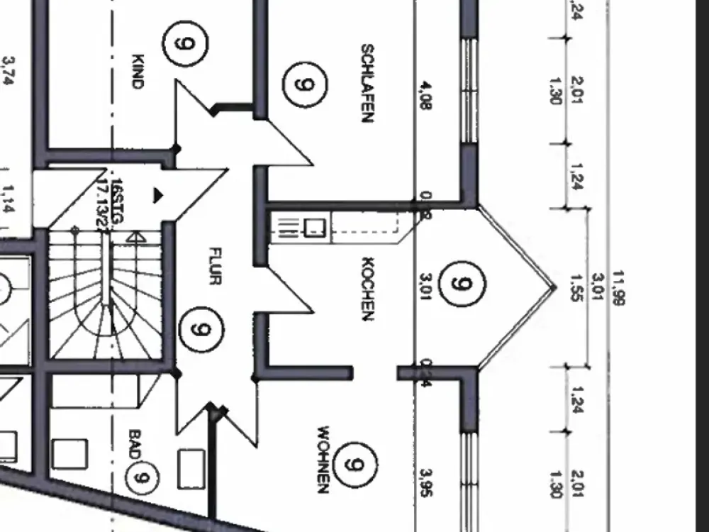 Helle 3 Zimmerwohnung mit Stellplatz und Keller