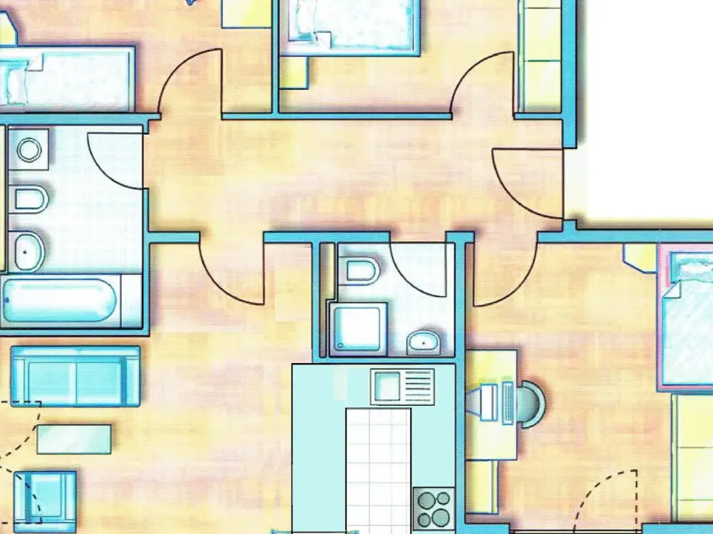 Ruhige 4-Zimmer-Wohnung mit Südbalkon, Einbauküche und idealer Verkehrsanbindung