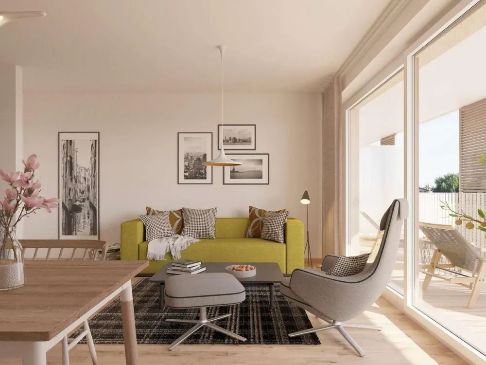 Erstbezug am bayr. Bahnhof - Wohnung mit großem Balkon & Duschbad