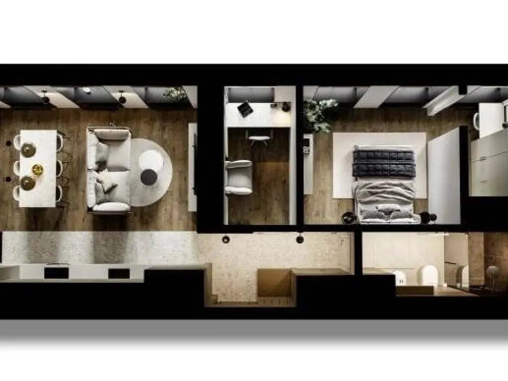 Voll möbliertes Apartment in Plagwitz - 2,5 Zimmer inkl. Internet