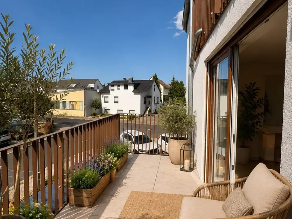 ATTENTION!Exklusiv hochwerte 4-Zimmer Wohnung mit Balkon und EBK in Neuberg #12