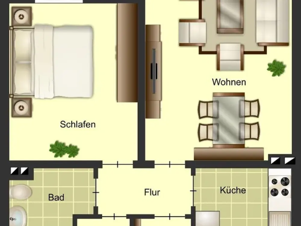 3-Room Apartment in Hilden Nord