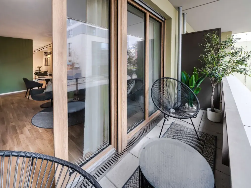 STADTPLATZ: Helle Wohnung mit durchdachtem Grundriss und Balkon
