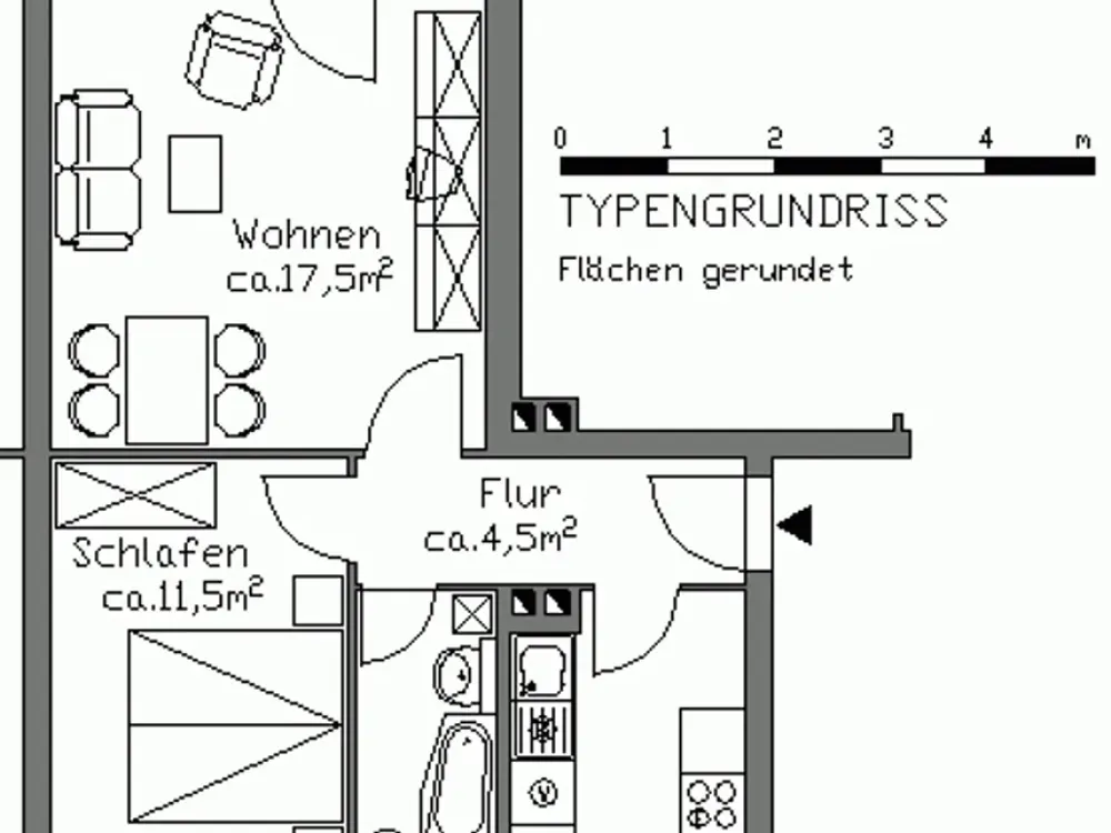 Smarte 2- ZImmer-Wohnung ab sofort