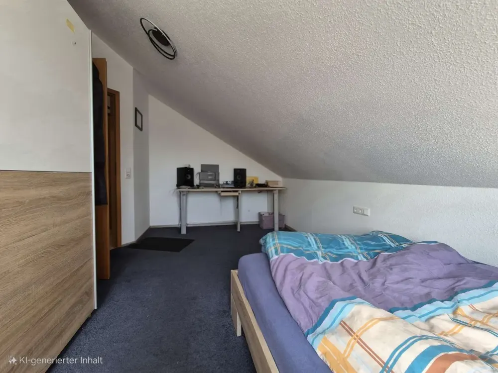 2-Room Attic Apartment in Königsbach-Stein (OT Stein) Near the Edge of the Fields for Rent!